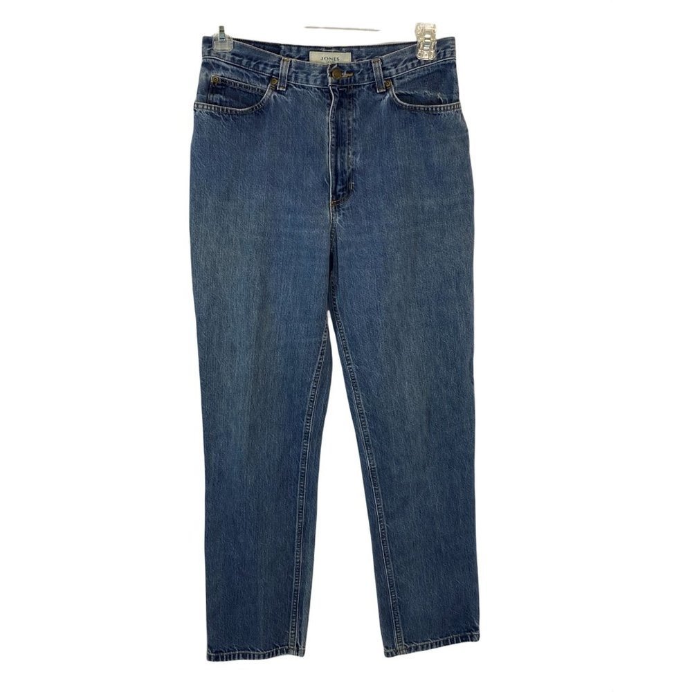 Vintage Jones Wear Sport Womens Size 12 High Waisted Tapered Mom Blue Jeans
